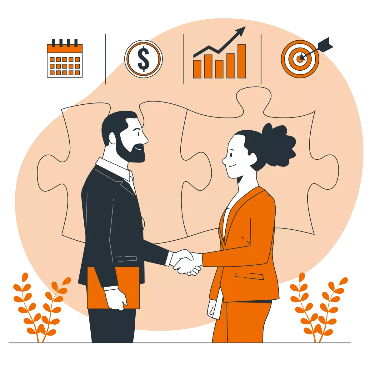 Partnership benefits illustration