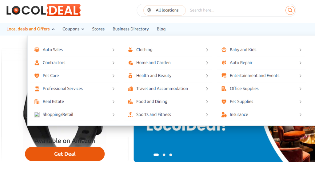 Locoldeal Services options