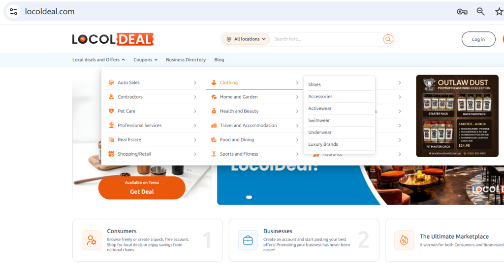 free ads for clothing services