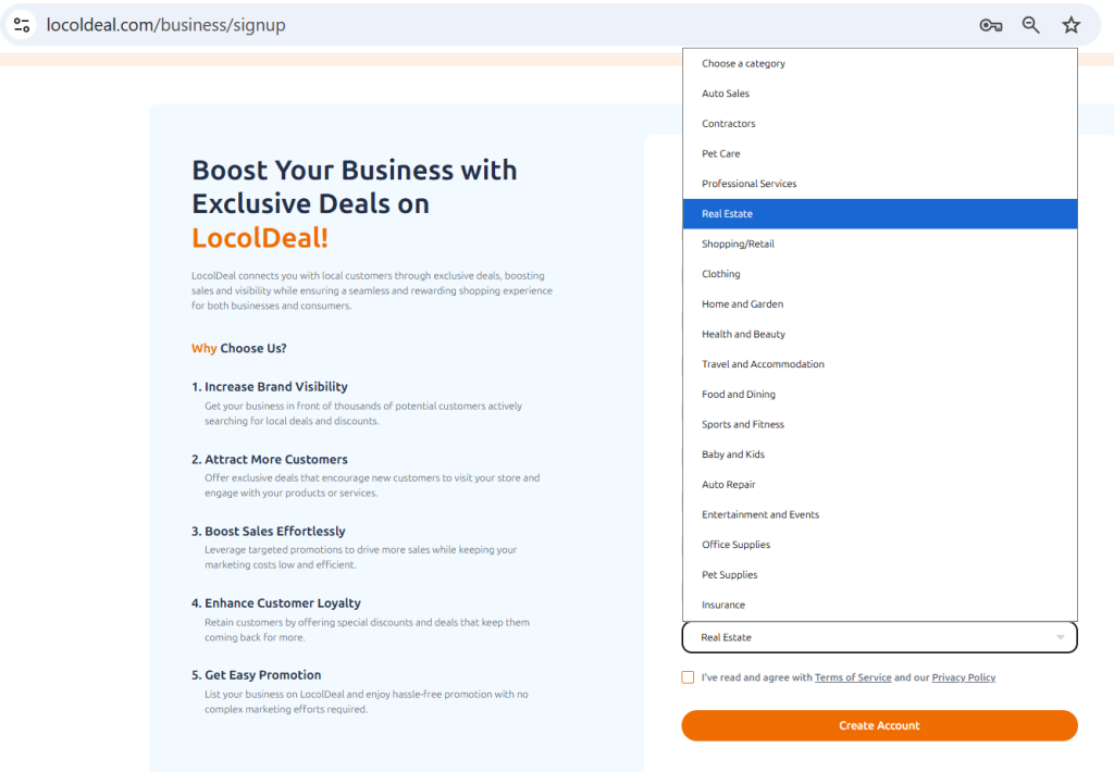 real estate for free advertising services