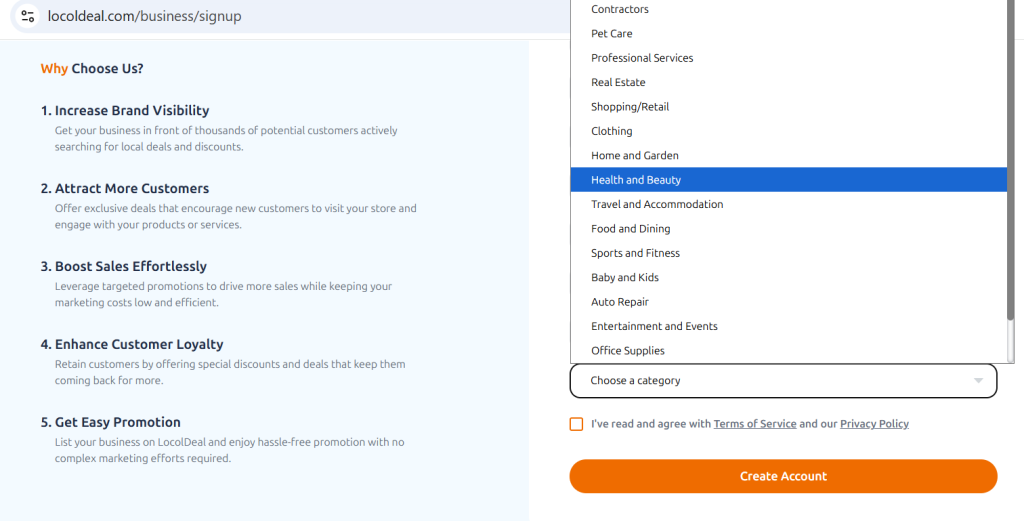 LocolDeal Signup for Health and Beauty