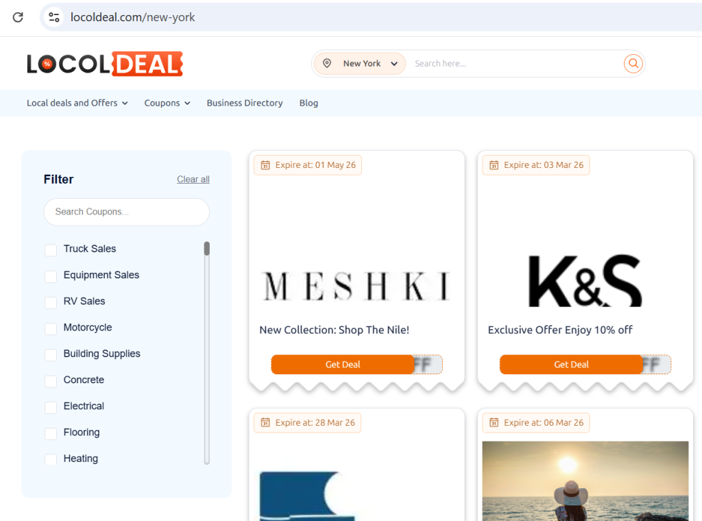 List Business Online new York