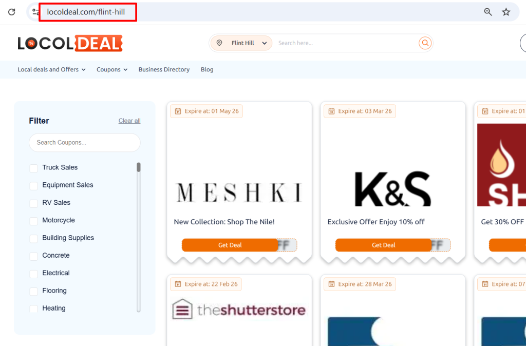 Add Your Business Online in Flint Hill 