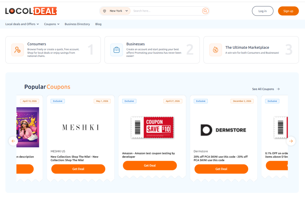 login for all type of cxustomers