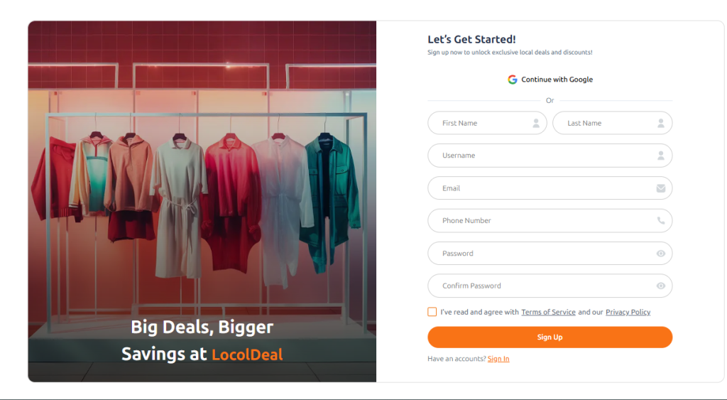 Locoldeal Signup 