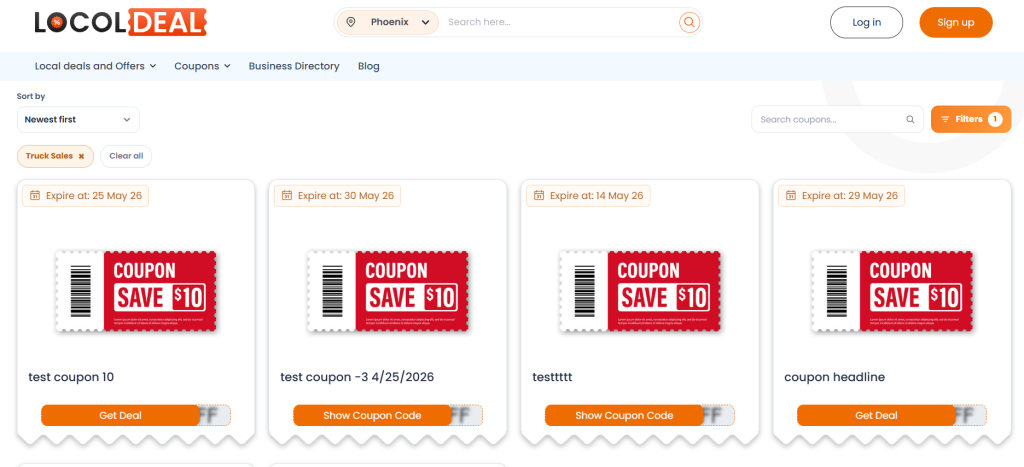Coupons in LocoDeal