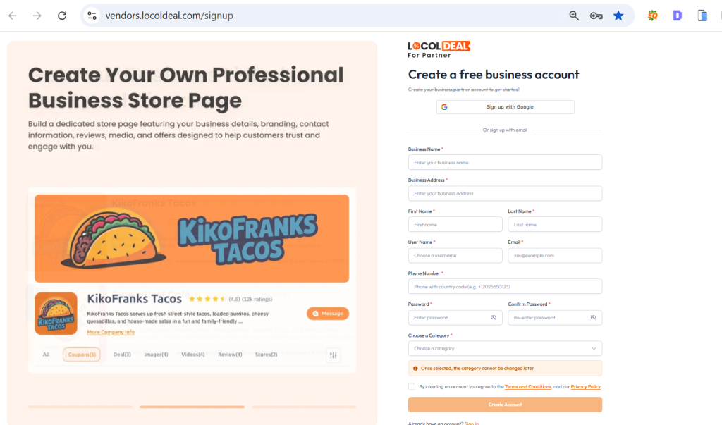 Sign up as a home renovation contractor with Locoldeal 