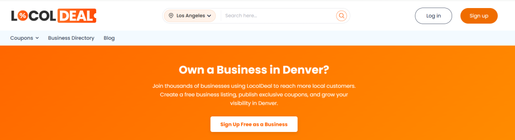 promotion for local shops in Denver