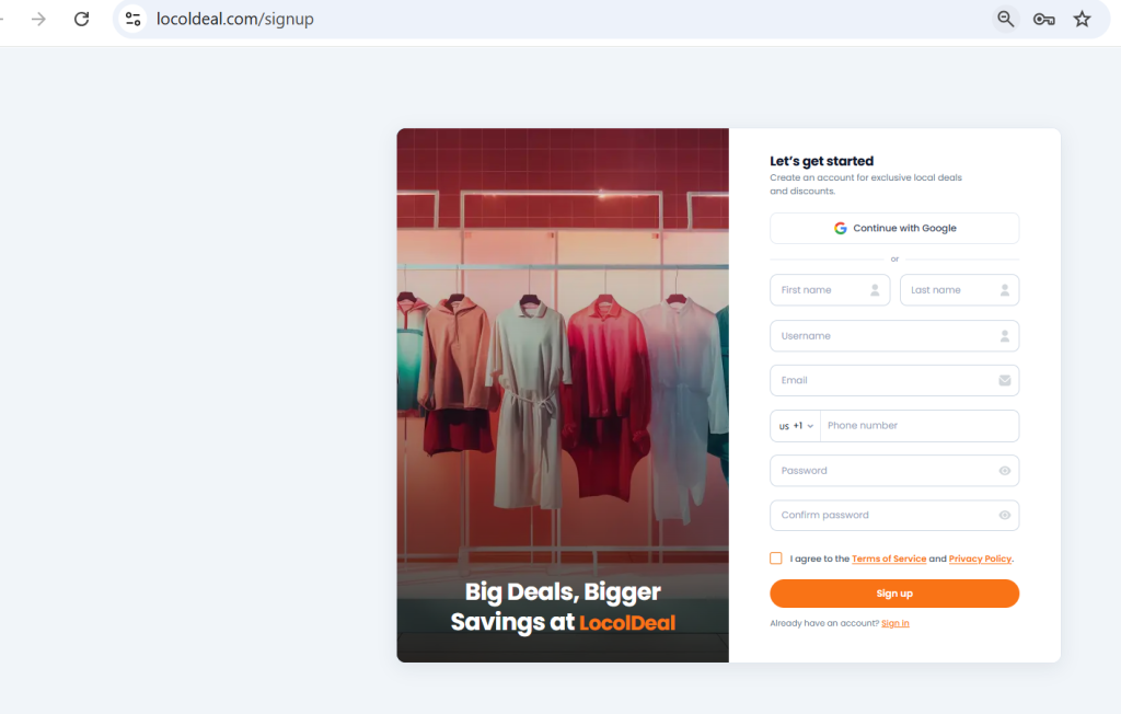 Signup for Atlanta Local Business Listings